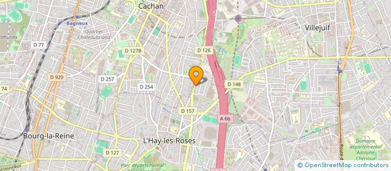 localisation de l'entreprise ALFRANU  L'HAY-LES-ROSES