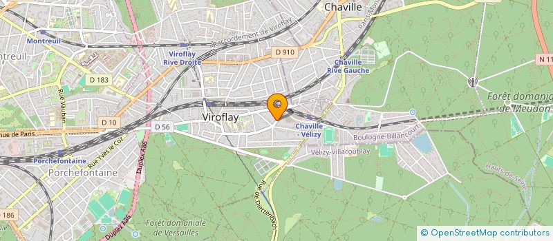 localisation de l'entreprise ALFRATEC  VIROFLAY