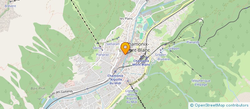 localisation de l'entreprise ALFRED à CHAMONIX-MONT-BLANC
