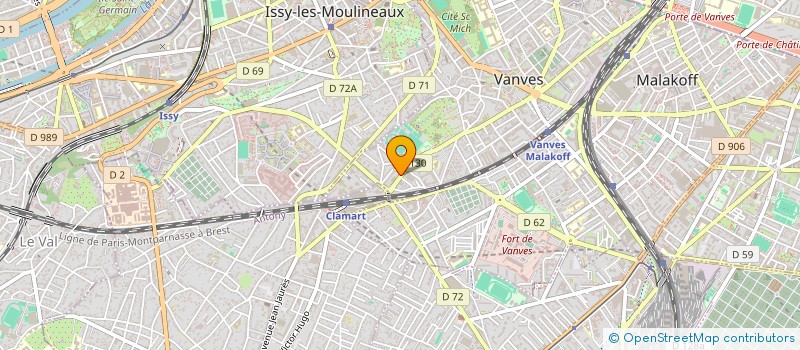 localisation de l'entreprise ALFRED à CLAMART