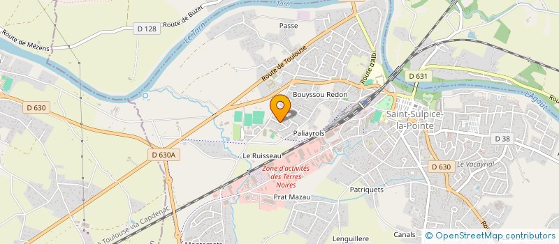 localisation de l'entreprise ALFRED  TULLE