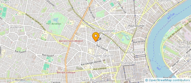 localisation de l'entreprise ALFRED CEPAU  BORDEAUX