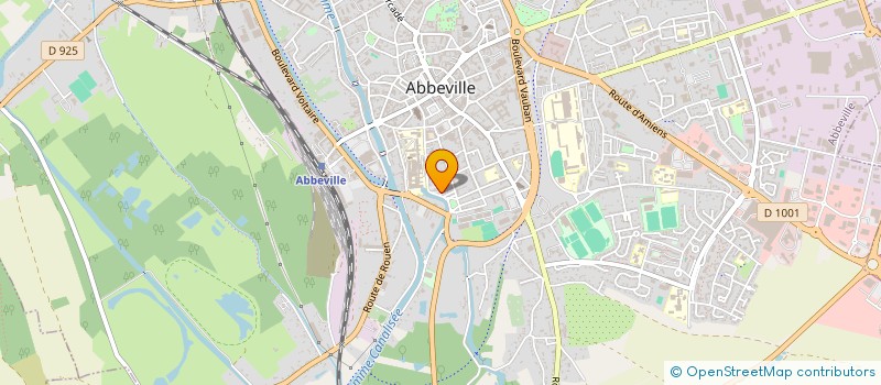 localisation de l'entreprise ALFRED CLUB ABBEVILLOIS  ABBEVILLE