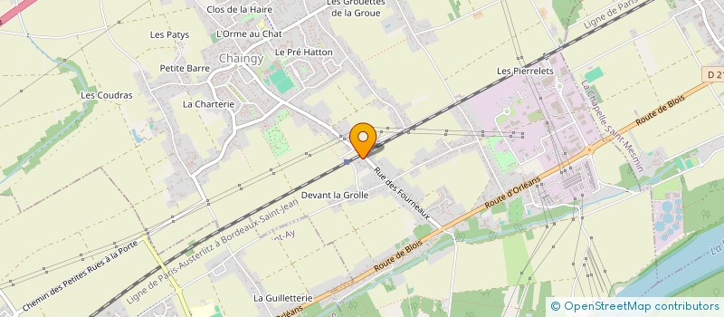 localisation de l'entreprise ALFRED DESPIERRES à CHAINGY