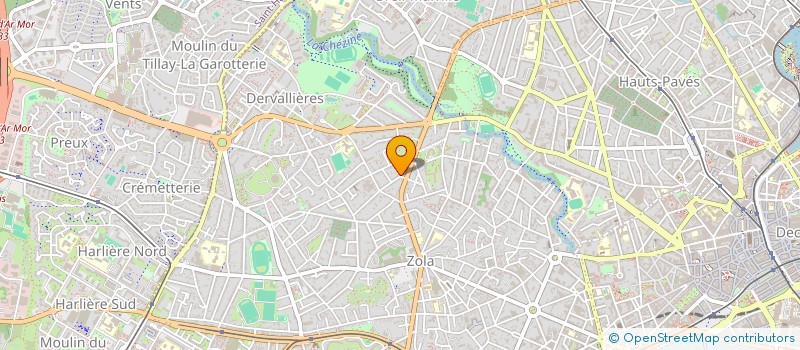 localisation de l'entreprise ALFRED EST DIGITAL à NANTES