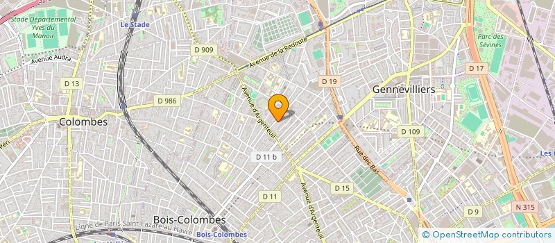 localisation de l'entreprise ALFRED ET JACQUES  ASNIERES-SUR-SEINE