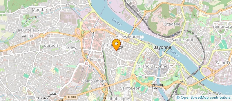 localisation de l'entreprise ALFRED ET LES GRANDS à BAYONNE