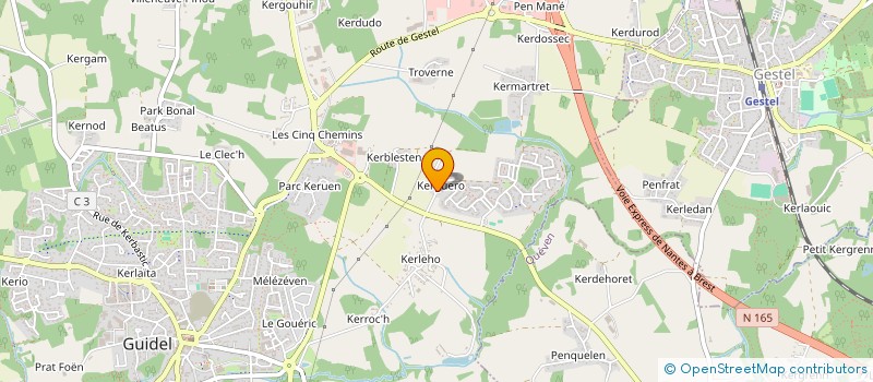 localisation de l'entreprise ALFRED ET MALOISE  GUIDEL