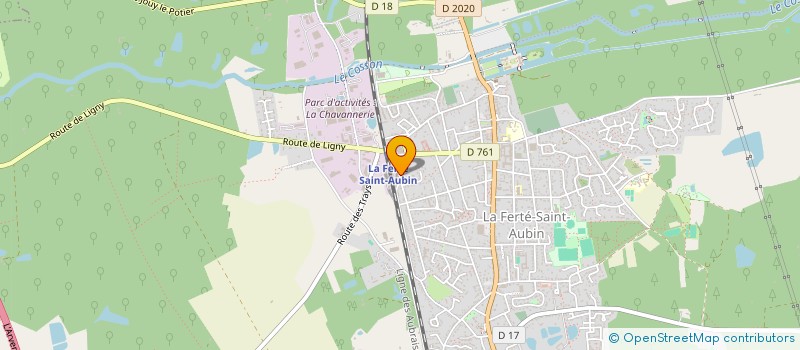 localisation de l'entreprise ALFRED GREEN  LA FERTE-SAINT-AUBIN
