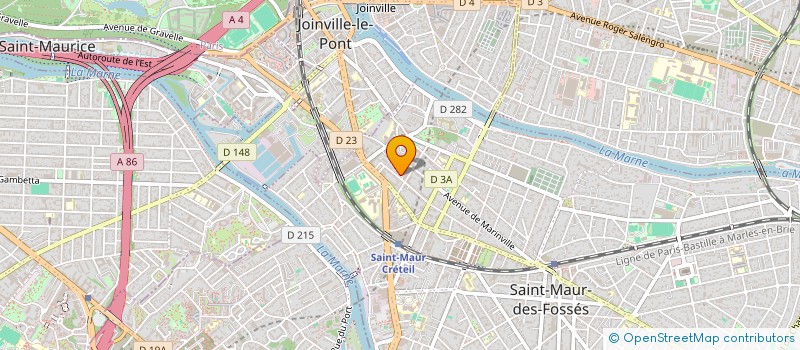 localisation de l'entreprise ALFRED INTENDANCE à SAINT-MAUR-DES-FOSSES