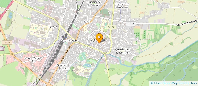 localisation de l'entreprise ALFRED KNOEPFLI ET FILS AMEUBLEMENT à SELESTAT