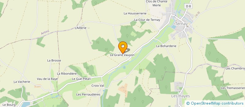 localisation de l'entreprise ALFRED M. à TERNAY