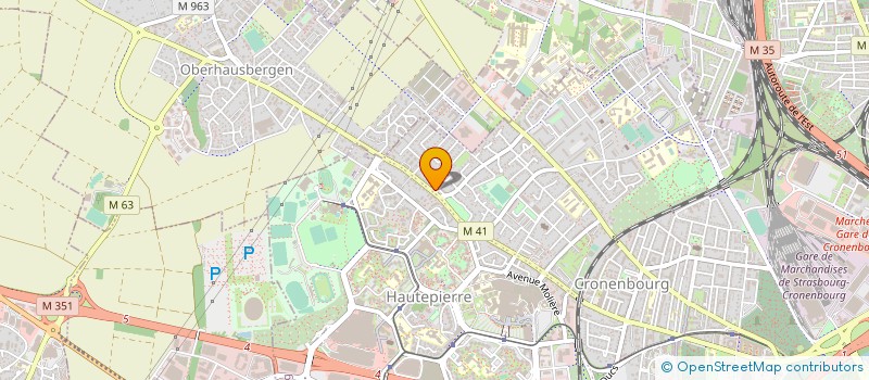 localisation de l'entreprise ALFRED WEISS à STRASBOURG