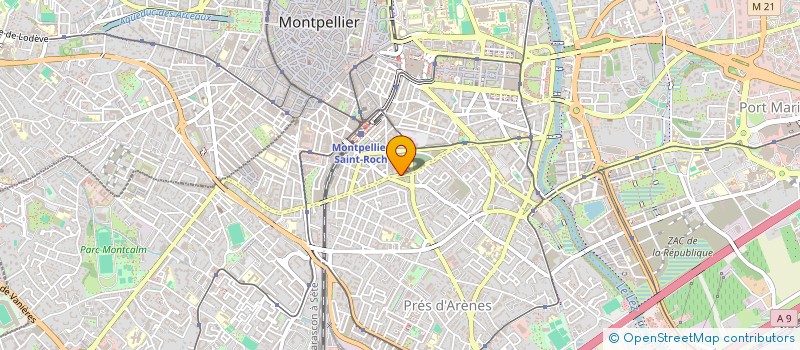 localisation de l'entreprise ALFRIMED à MONTPELLIER