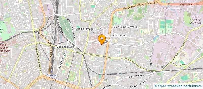 localisation de l'entreprise ALFROY DEPANNAGE CHAUFFAGE SARL à ORLEANS