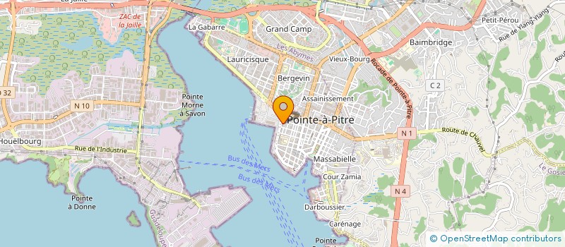 localisation de l'entreprise ALFUS  POINTE-A-PITRE