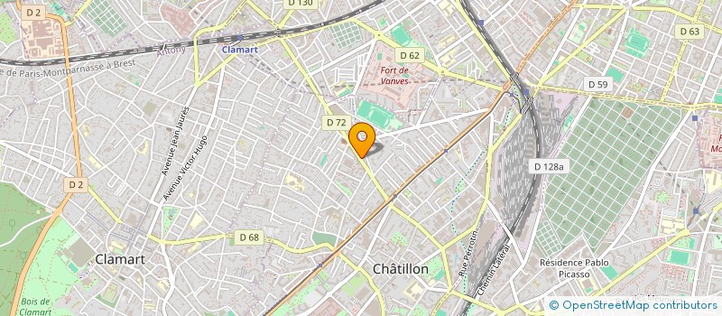localisation de l'entreprise ALFY PRO BAT à CHATILLON