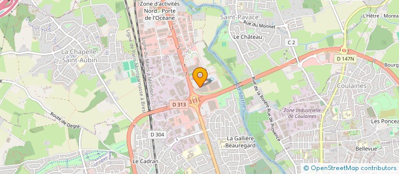 localisation de l'entreprise ALFYS à LE MANS