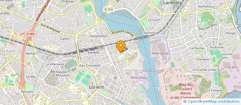 localisation de l'entreprise ALFYTECH à LORIENT