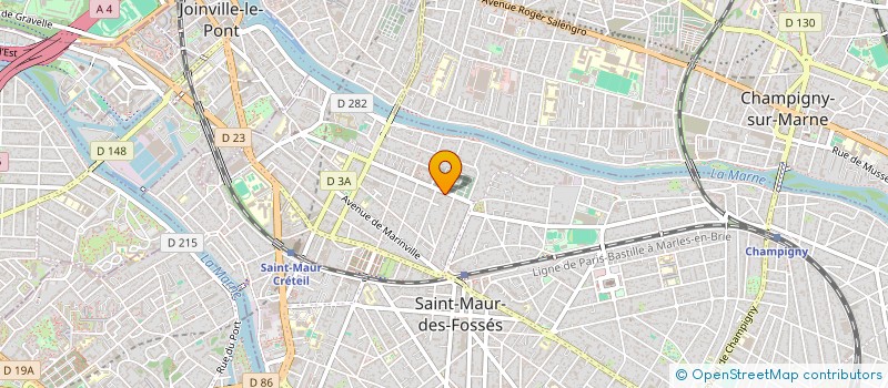 localisation de l'entreprise ALG à SAINT-MAUR-DES-FOSSES