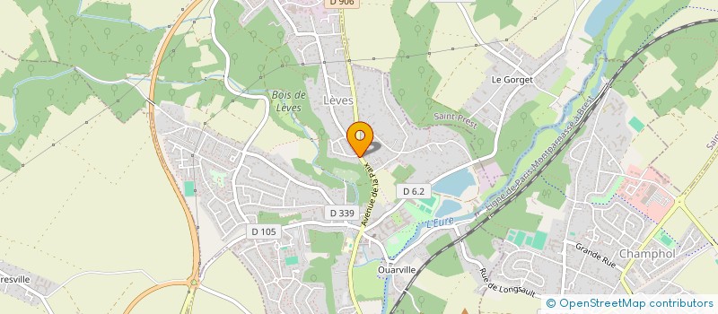 localisation de l'entreprise ALG à LEVES