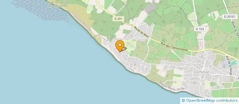 localisation de l'entreprise ALG  SAINTE-MARIE-DE-RE