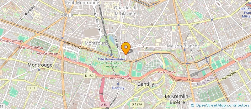 localisation de l'entreprise ALG à PARIS