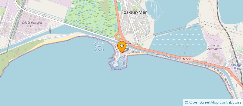 localisation de l'entreprise ALG à FOS-SUR-MER