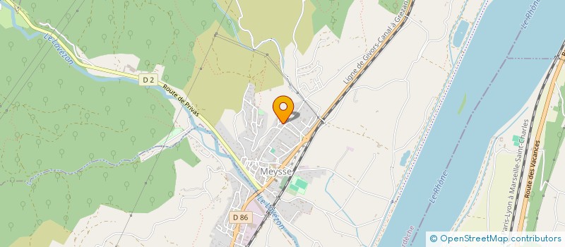 localisation de l'entreprise ALG  MEYSSE