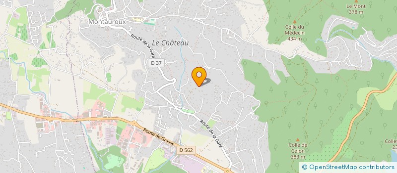 localisation de l'entreprise ALG  MONTAUROUX