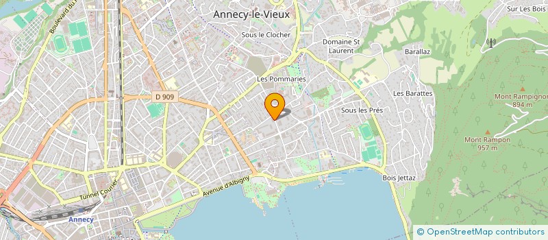 localisation de l'entreprise ALG à ANNECY