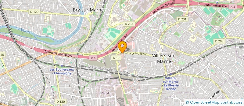 localisation de l'entreprise ALG A LOUER GARAGES  VILLIERS-SUR-MARNE