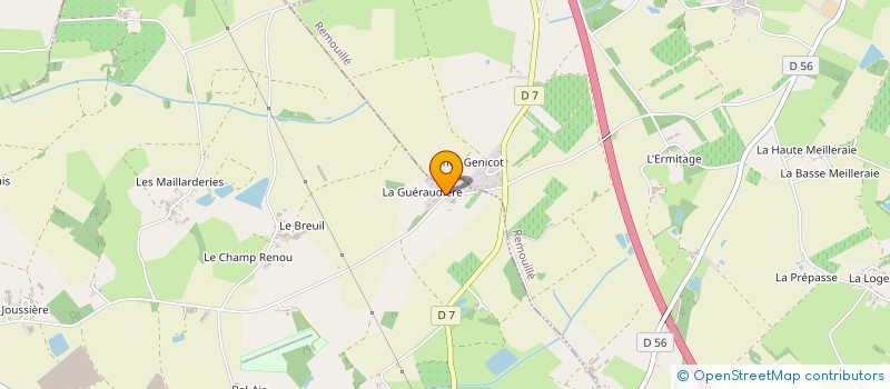 localisation de l'entreprise ALG BOIS ENVIRONNEMENT à AIGREFEUILLE-SUR-MAINE