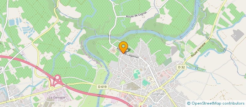 localisation de l'entreprise ALG CONSTRUCTION à GIGNAC