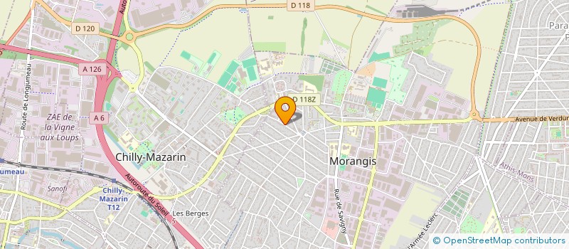 localisation de l'entreprise ALG CONSULT à MORANGIS