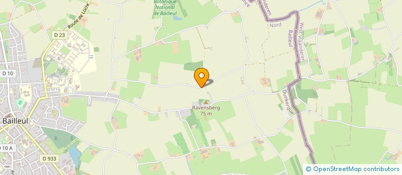 localisation de l'entreprise ALG COUVERTURE à BAILLEUL