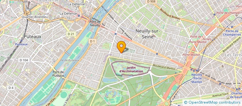 localisation de l'entreprise ALG DEVELOPPEMENT  NEUILLY-SUR-SEINE