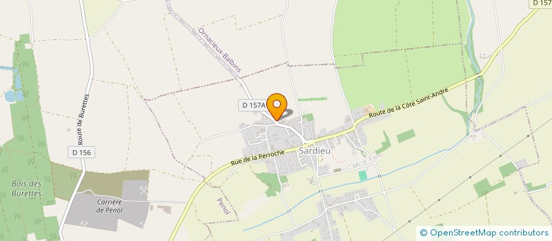 localisation de l'entreprise ALG ESPACES VERTS  SARDIEU