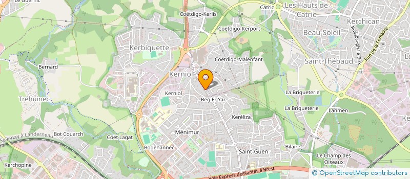 localisation de l'entreprise ALG EXPORT à VANNES
