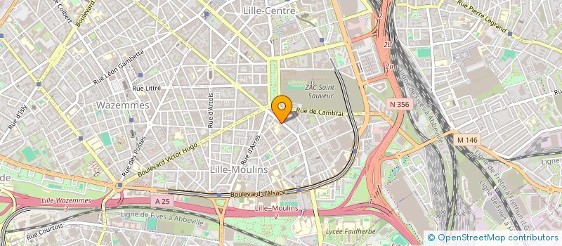 localisation de l'entreprise ALG EXPRESS à LILLE