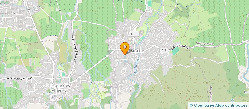 localisation de l'entreprise ALG & FILS  SOREDE
