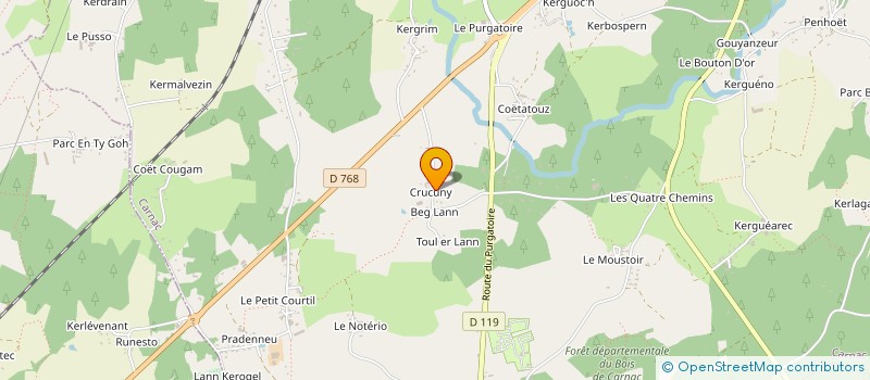 localisation de l'entreprise ALG HOLDING  CARNAC