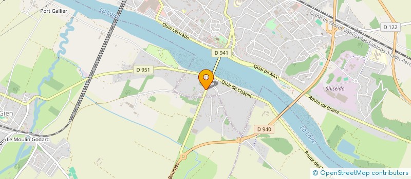 localisation de l'entreprise ALG HOLDINVEST à GIEN