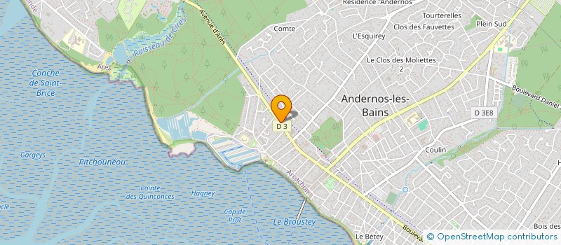 localisation de l'entreprise ALG-IMMO  ANDERNOS-LES-BAINS