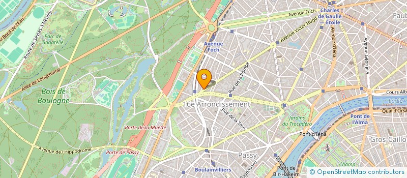 localisation de l'entreprise ALG IMMO INVEST  PARIS