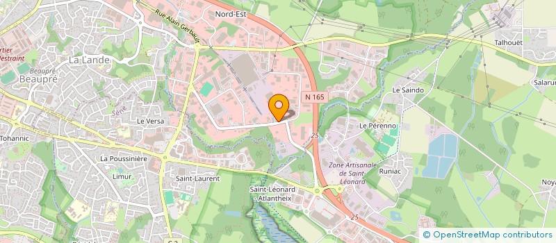 localisation de l'entreprise ALG IMMOBILIER à VANNES