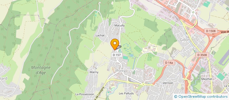 localisation de l'entreprise ALG INGENIERIE à POISY