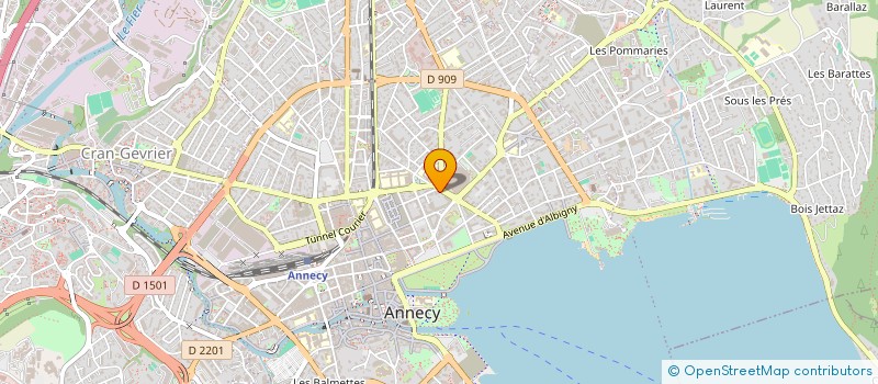localisation de l'entreprise ALG MATERIA à ANNECY