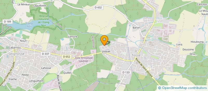 localisation de l'entreprise ALG SYMPOSIUM  TOSSE