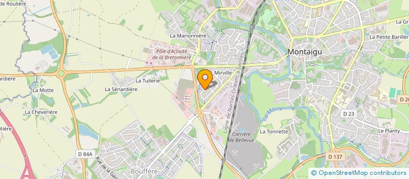 localisation de l'entreprise ALG VTC à MONTAIGU-VENDEE